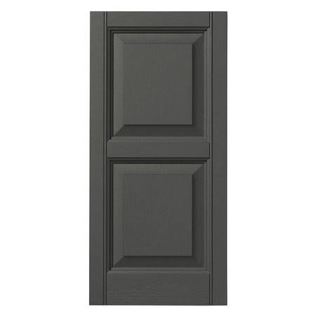 Ply Gem Raised Panel Shutter (Set of 2), Size: 71 inch x 12 inch, Green
