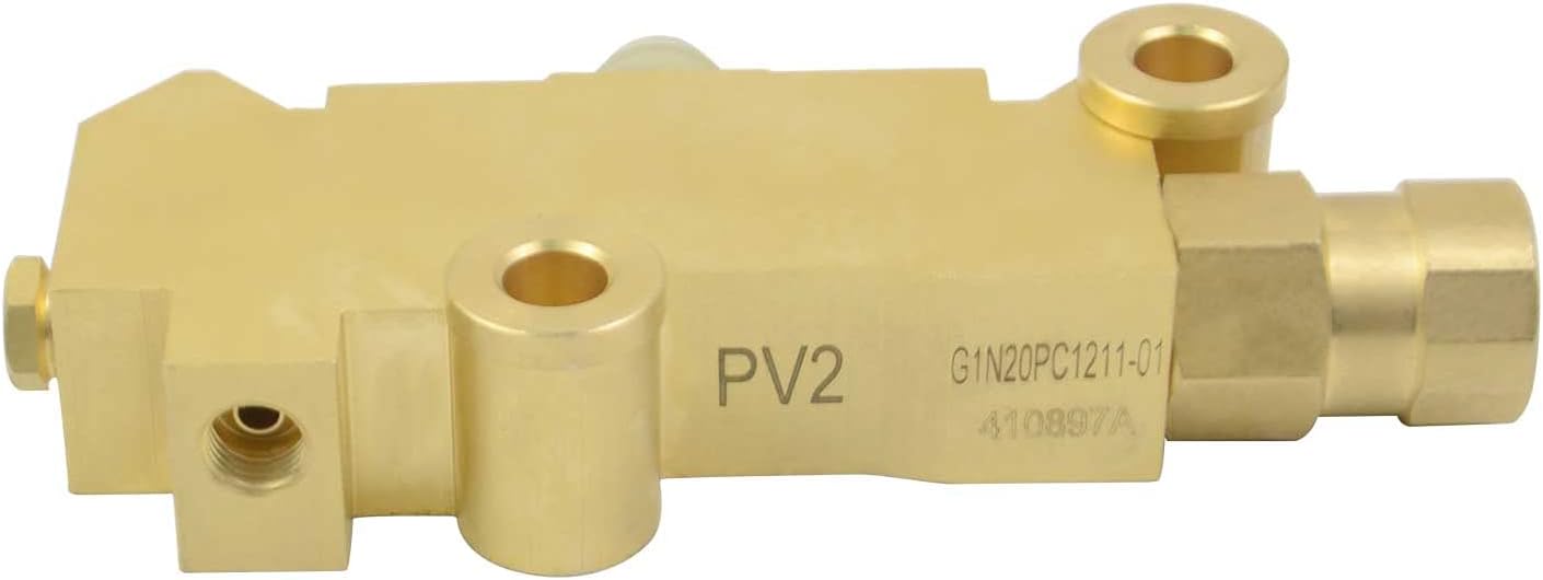 Huntike PV2 Brass Proportioning Valve Disc/Drum Disc Front Drum Rear Brake Compatible with GM Street Rod Classic Car & Truck - Part# PV2 172-1353 PV71 Combination Proportioning Valve Pack of 2
