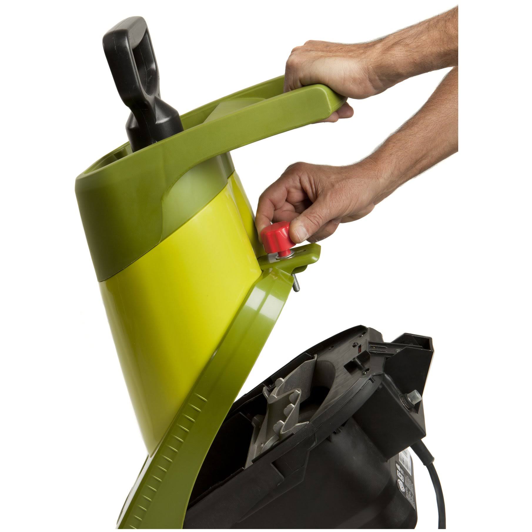 Sun Joe Wood Chipper and Shredder, Green/Black