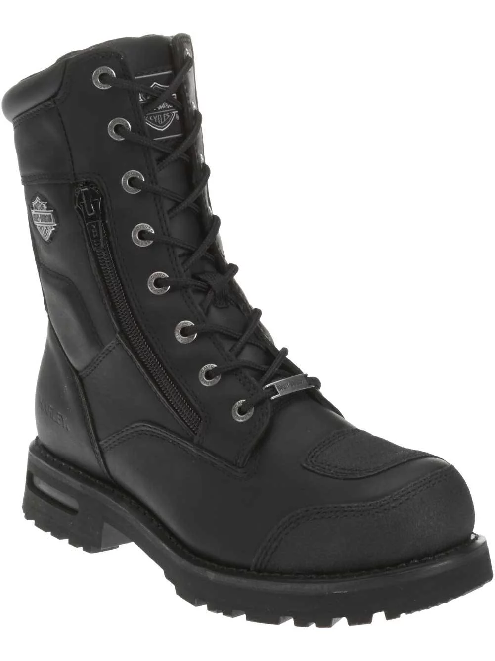 Harley-Davidson Men's Riddick 8-Inch Lace-UP Black Motorcycle Boots D98308, Harley Davidson - Curated Treasures Market