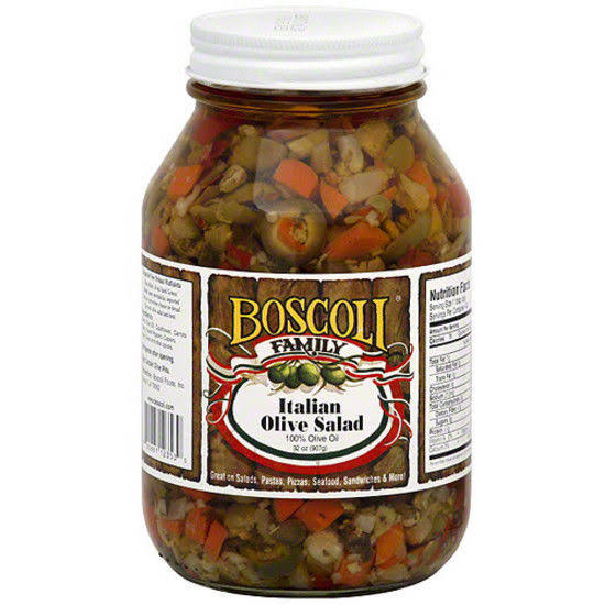 Boscoli Family Italian Olive Salad 32 oz Pack of 6