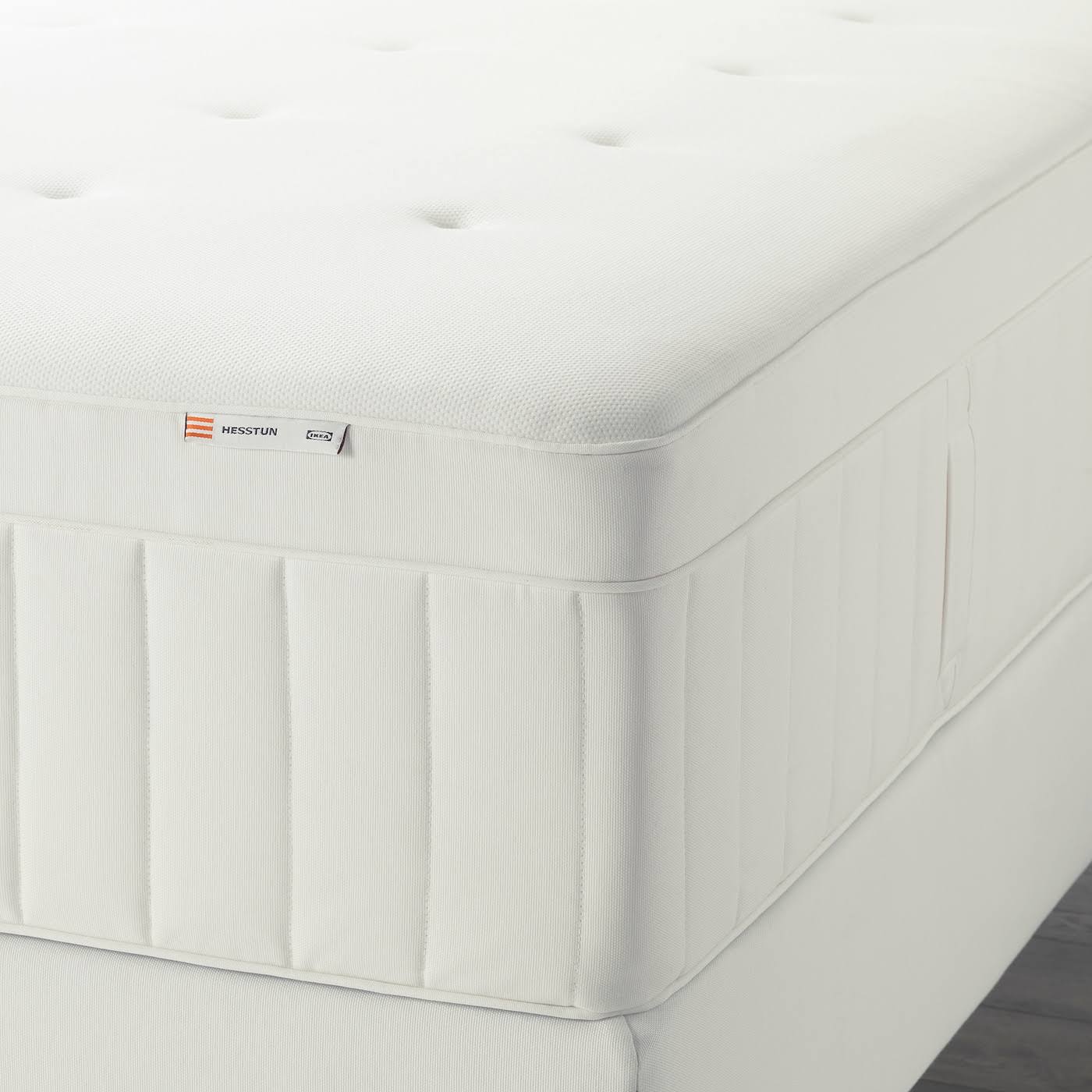 IKEA - HESSTUN Eurotop Mattress, firm/white, King