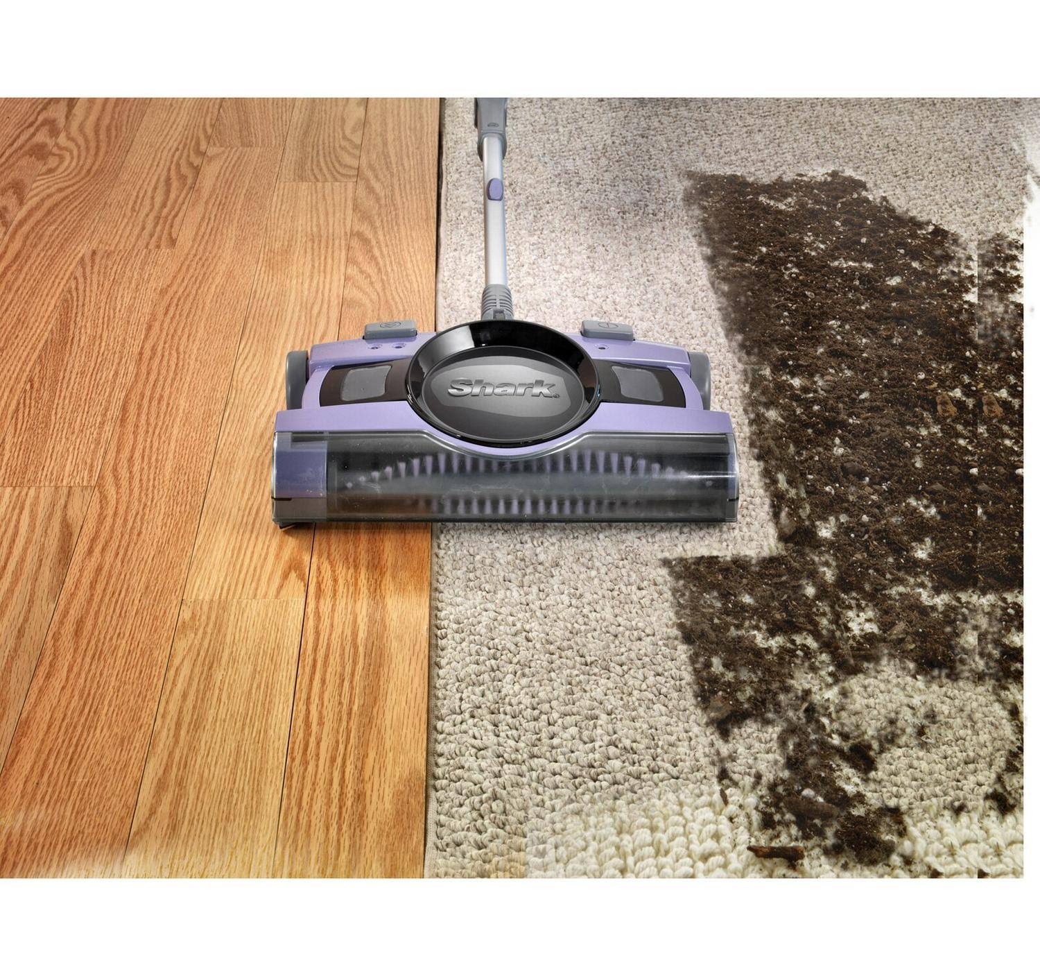 Shark 13x22 Rechargeable Floor u0026 Carpet Sweeper (V2950)
