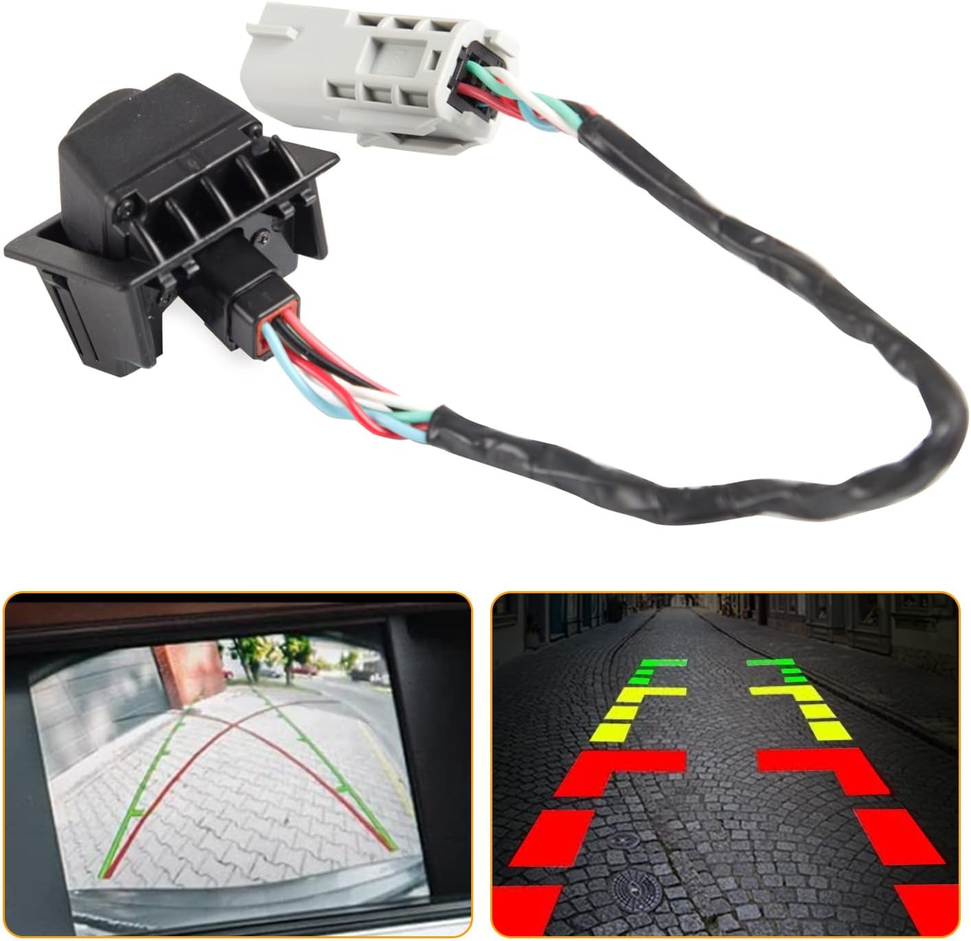 23205689 Rear View Backup Reversing Camera Compatible with 2010-2015 Cadillac SRX Backup Camera Replaces 20910350 15926122 22915398 Pack of 2