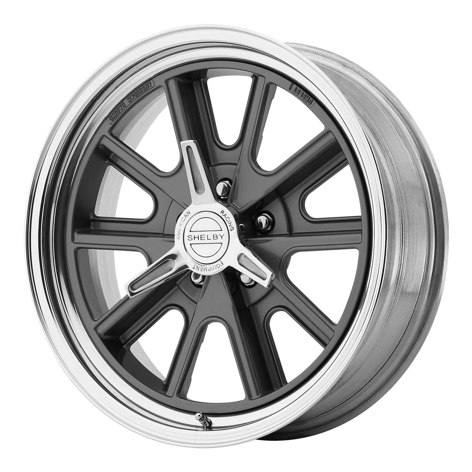 American Racing Shelby Cobra Wheel 15x8 5x4.5 (5x114.3) Gray 0mm Offset
