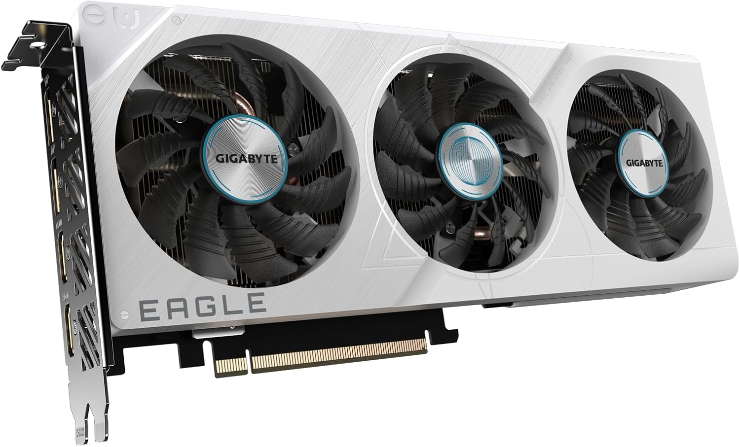Gigabyte GeForce RTX 4060 Ti EAGLE OC ICE 8G Graphics Card - 8GB GDDR6, 128bit, PCI-E 4.0, 2550MHz Core Clock, 2 x DisplayPort 1.4a, 2 x HDMI 2.1a, NVIDIA DLSS 3, GV-N406TEAGLEOC ICE-8GD