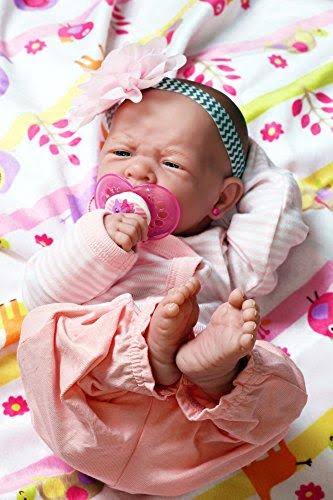 My Baby Realistic Berenguer 15 Inches Anatomically Correct Real Girl Baby Washable Doll Soft Vinyl Accessories