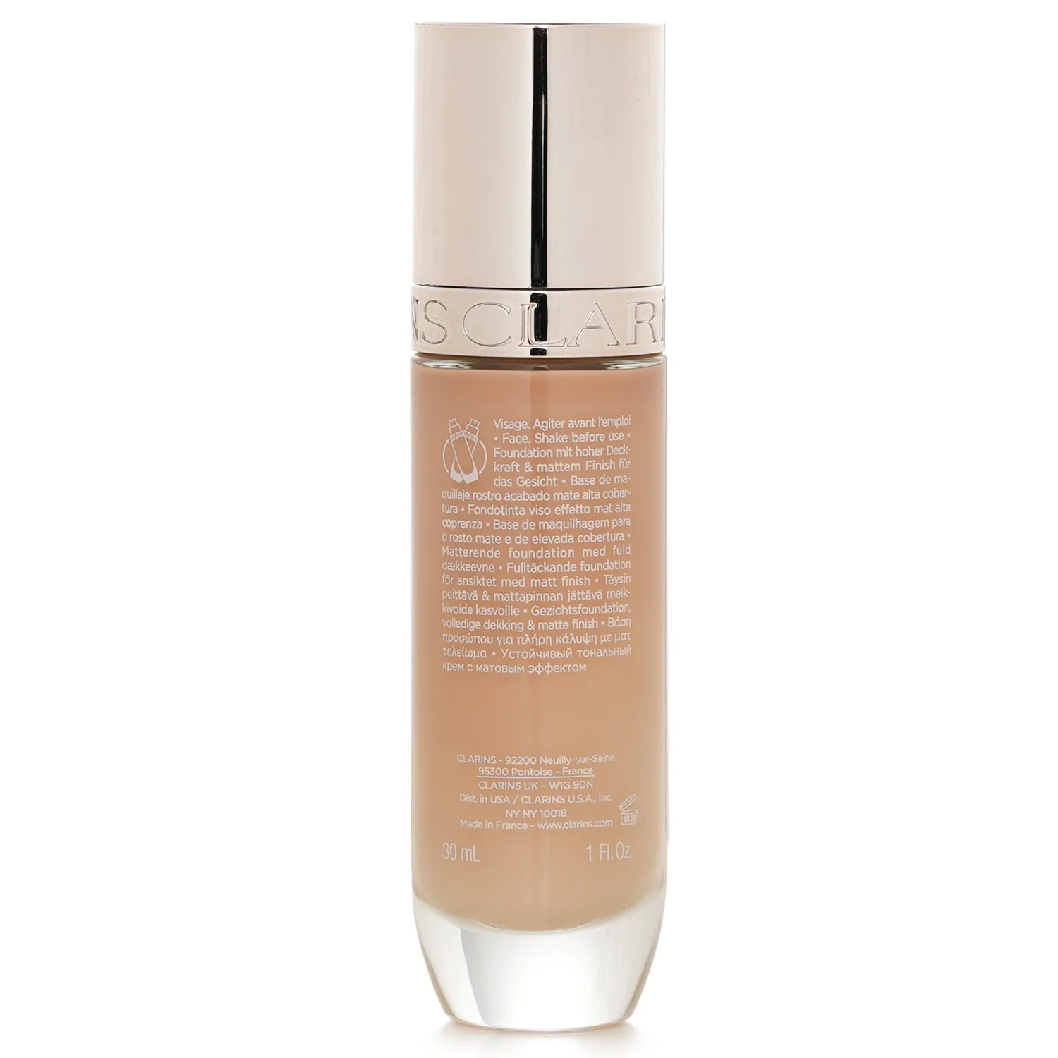 Clarins Skin Illusion Full Coverage Foundation - # 109C 30ml