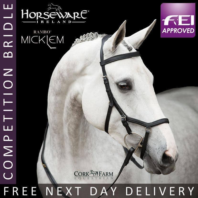 Rambo Micklem Competition Bridle - Brown