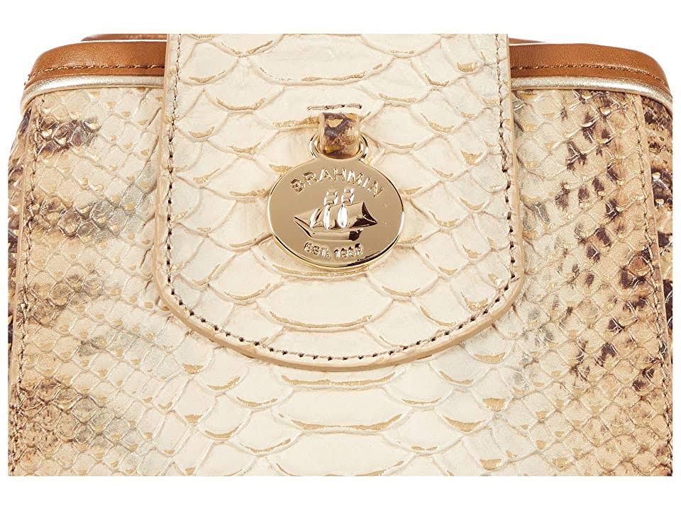 Brahmin Delancy Collection Allie Sling Backpack - Cappuccino