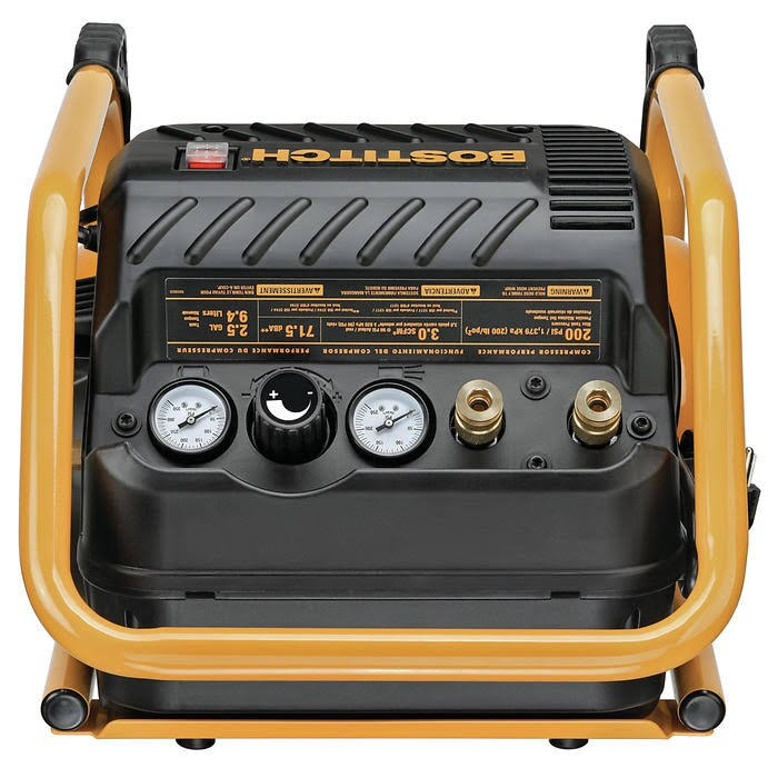 Bostitch 2.5 Gallon 200 PSI Electric Portable Trim Air Compressor