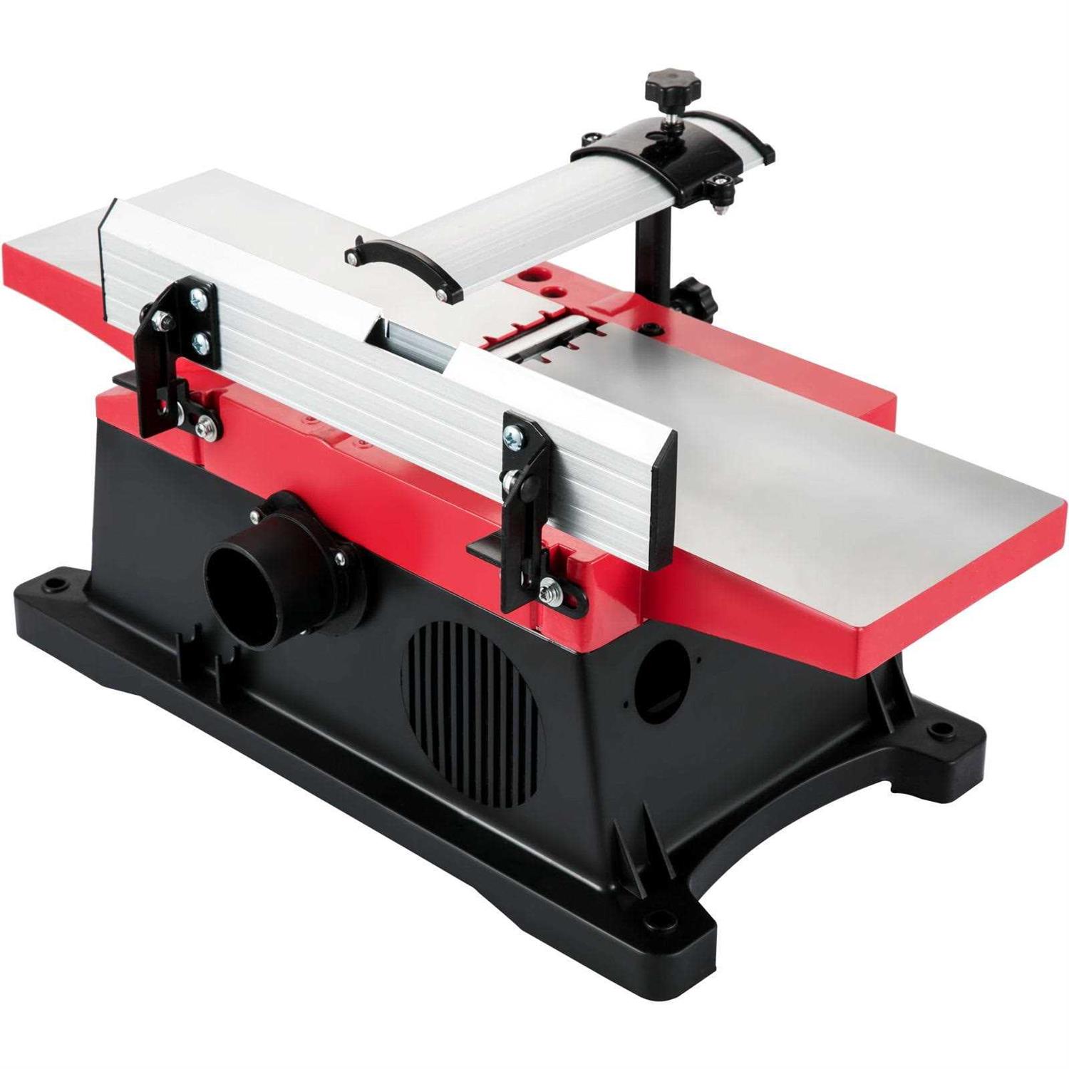 VEVOR Woodworking Benchtop Jointers 6inch with 1650W Motor,Heavy Duty Benchtop Planer Precise Cutterhead 2000rpm 2 Push Blocks Fence Depth - Shop Hardware Tools Online Store