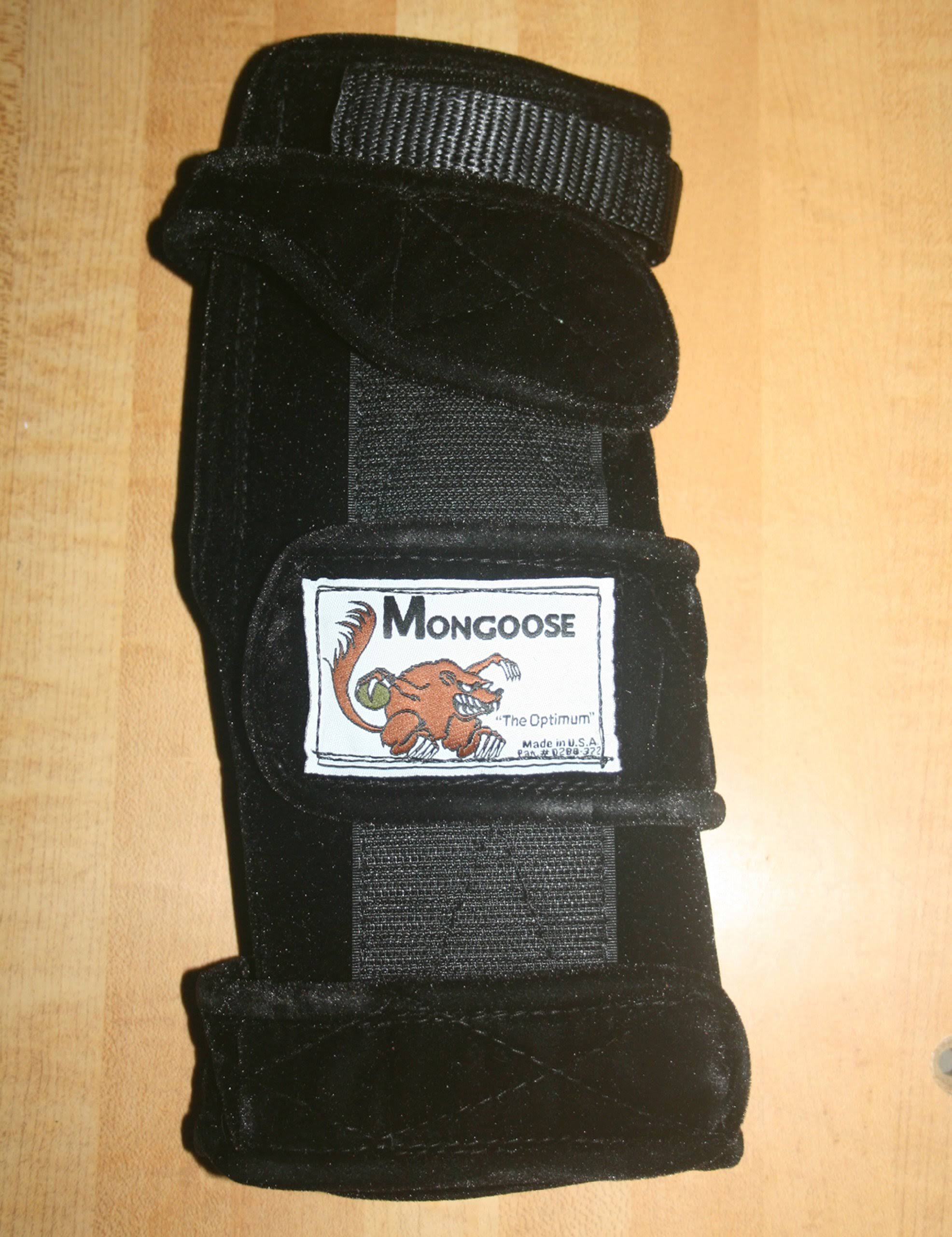 Mongoose Optimum Bowling Wrist Support Right Hand Large Black