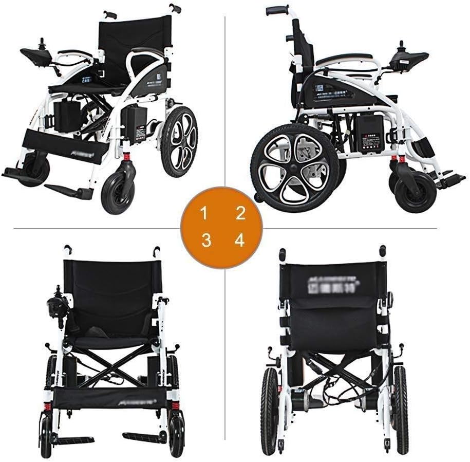 ZTHUAYUAN wheelchairs Compact Foldable Off Power Assist Motorized Wheelchair, Lightweight Folding Carry Electric wheelchairs, Motorized wheelchairs, Motorized wheelchairs 2 * 250 fold