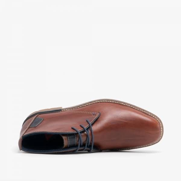 Men&s Rieker F1310-25 Johnny - Brown Leather Size 45