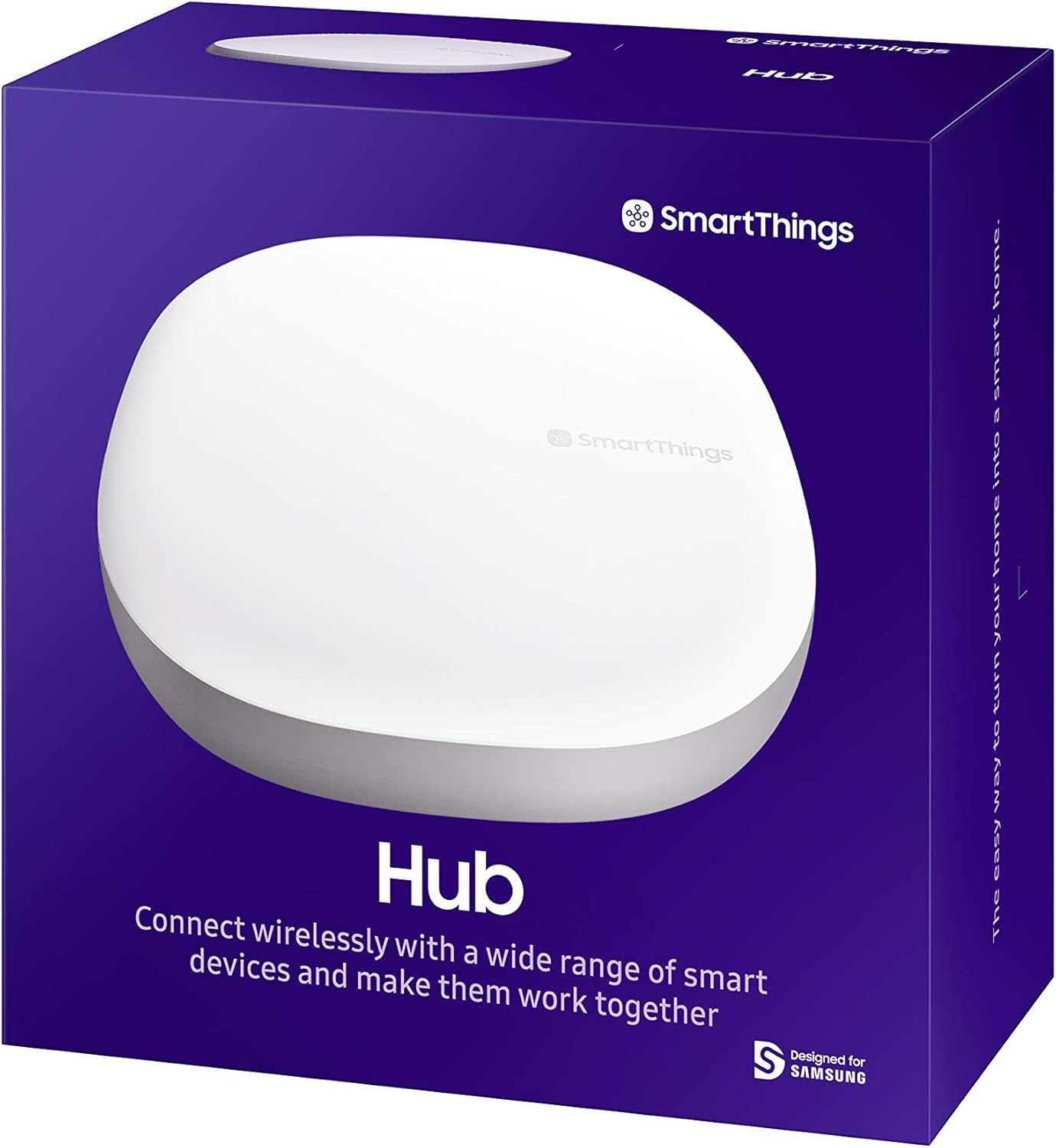 SAMSUNG GP-U999SJVLGDA 3rd Generation SmartThings Hub, White, 720p ,Motion Only