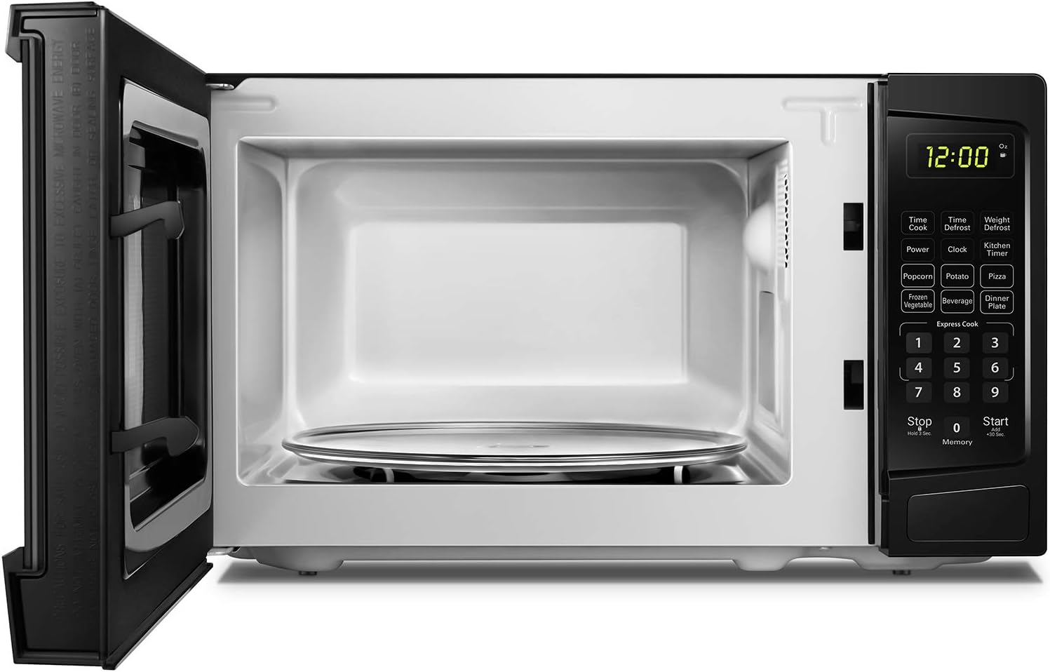 Danby DAR026A1BDD-6 2.6 Cu.Ft. Mini Fridge, Compact Refrigerator for Bedroom, Office, bar, countertop, E-Star Rated in Black & 0.7-cu. ft. Countertop Microwave, Black (DBMW0720BBB)