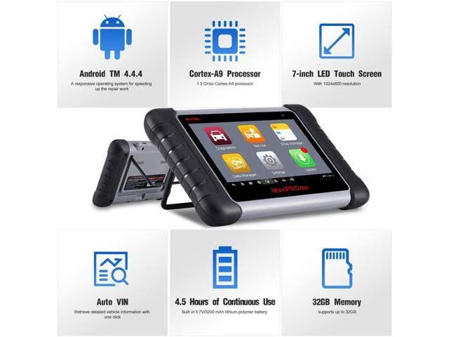 Autel MaxiPRO MP808 OBD2 Car Diagnostic Scanner Bi-Directional Control u0026 Key Programming