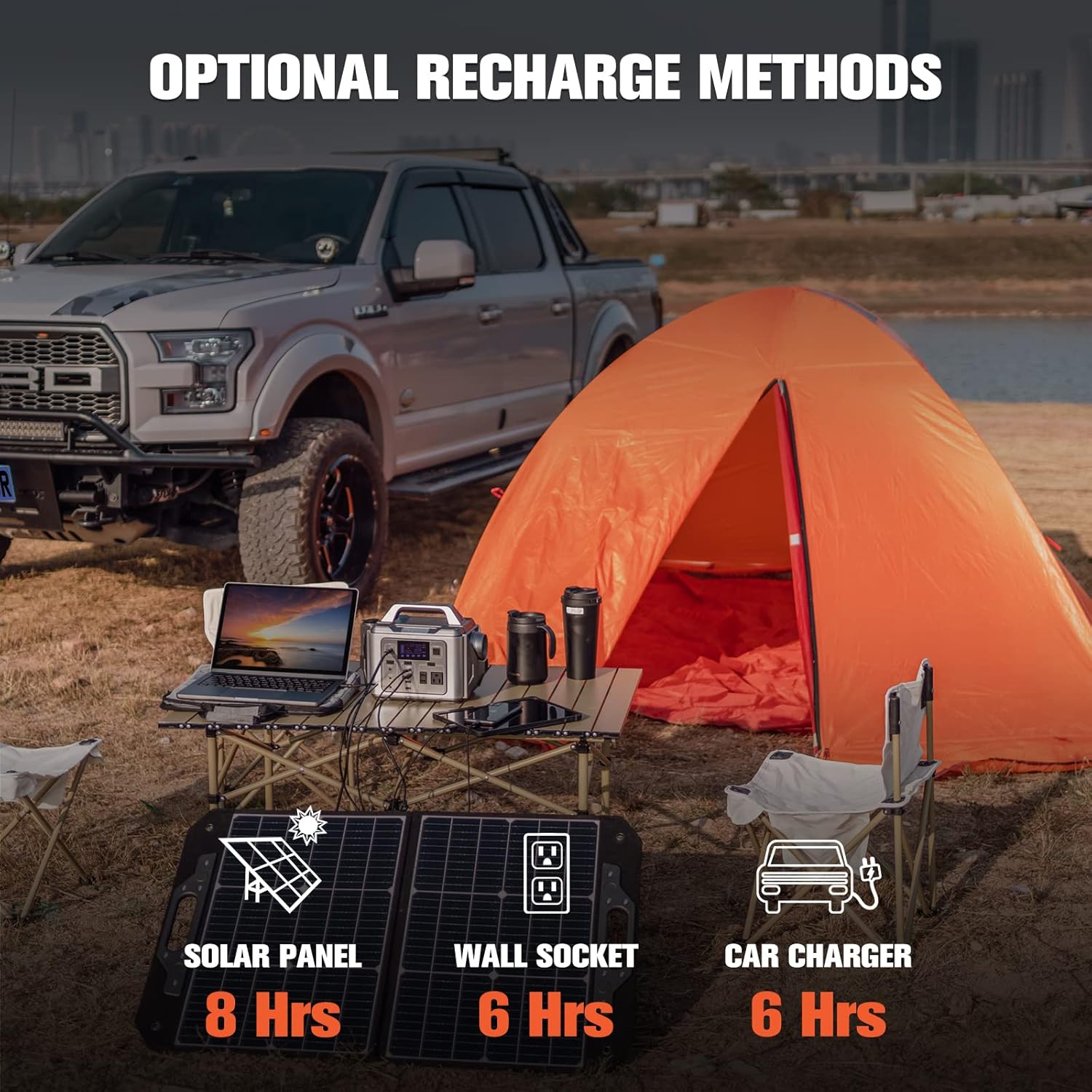PryMAX Portable Power Station 296Wh/330W Outdoor Solar Generator Mobile Backup 80000 mAh Lithium Battery Supply, 110V Pure Sine Wave AC Outlet 300 for Hurricane ,Storm , Home Blackout, Outdoor Adventure, Camping, A10 CPAP