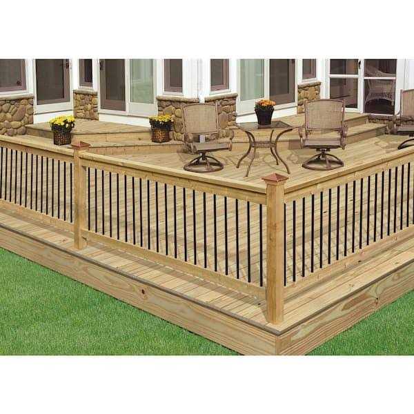 ProWood Pressure-Treated 6 ft. Aluminum Southern Yellow Pine Rail Kit - Shop Hardware Tools Online Store