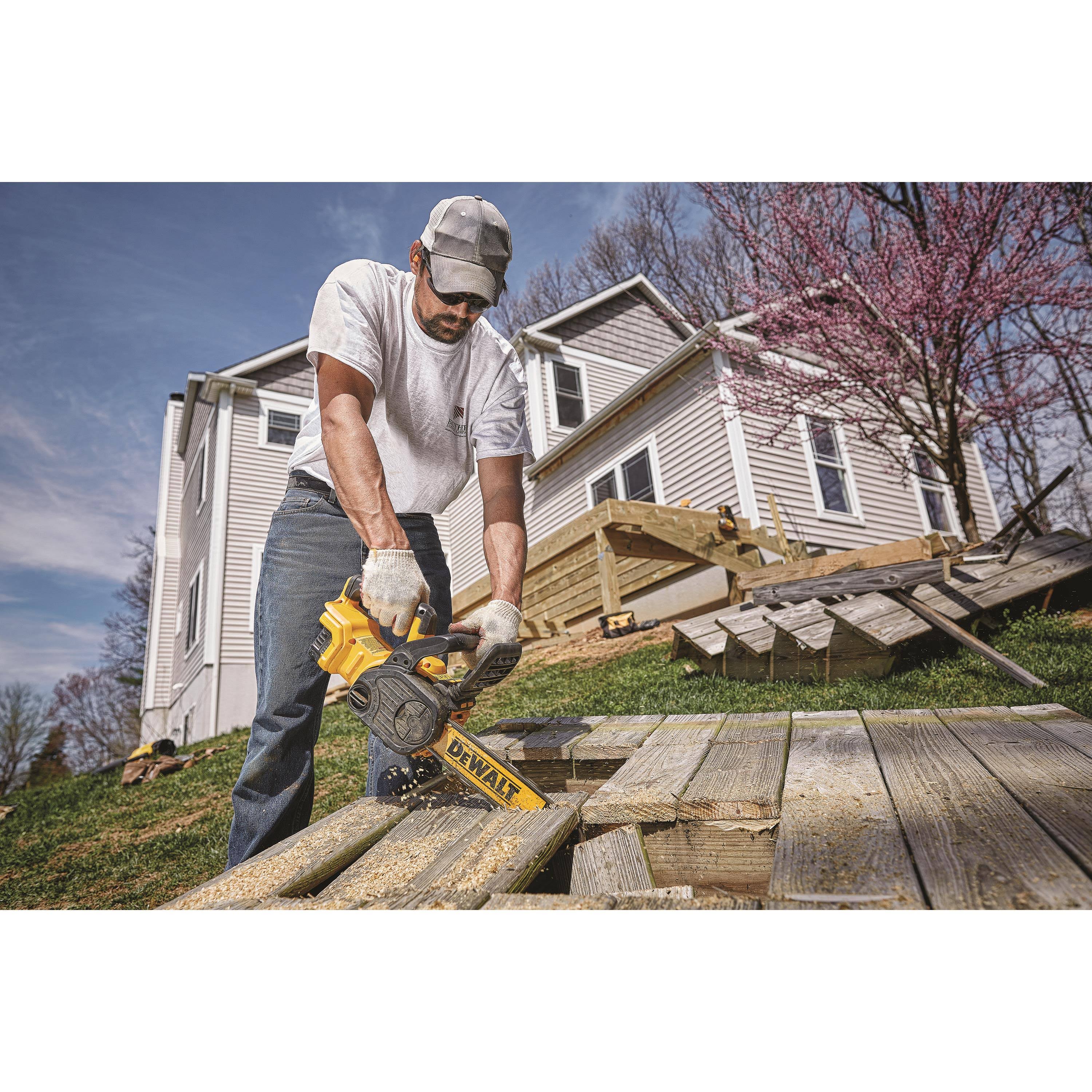 20-Volt Max Xr Compact 12-Inch Cordless Chainsaw, Tool Only