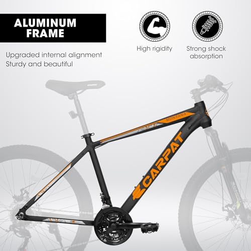 A26322 26-inch Mountain Bike Adult Aluminum Frame Shock Absorbing Front Fork Bike 21-Speed disc Brake Mountain Bike
