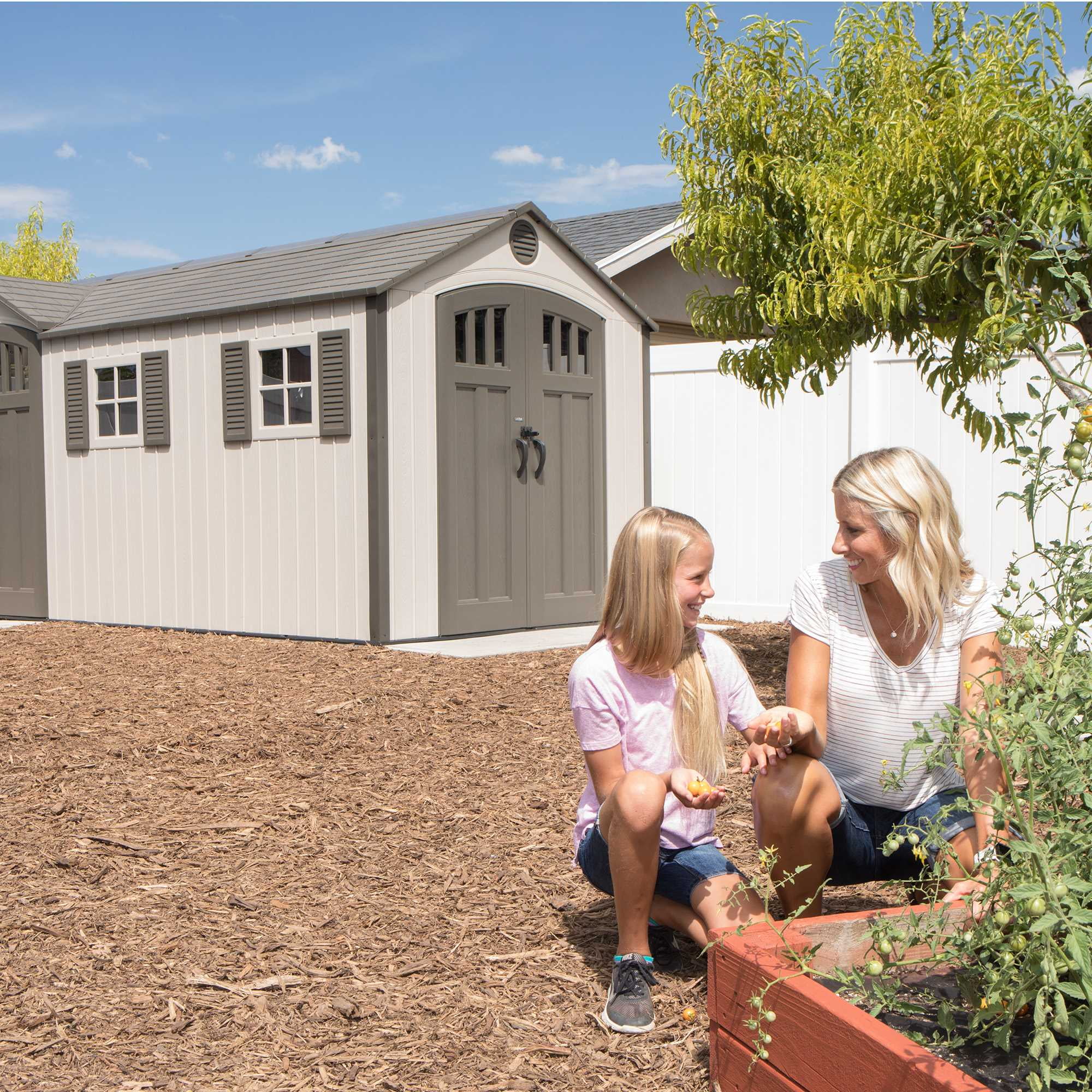 Lifetime 17.5 ft. x 8 ft. Outdoor Storage Shed - 60213