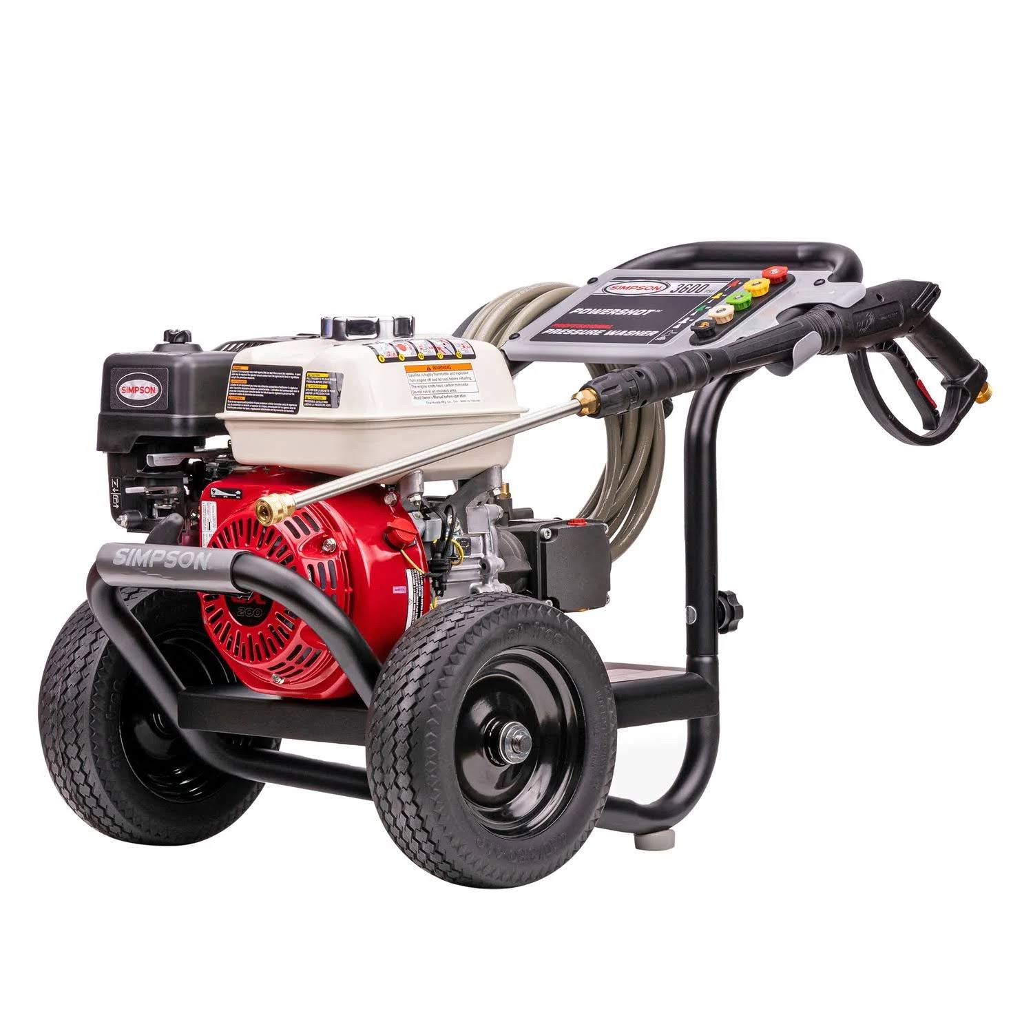 Simpson PS60995 3600 PSI GAS 2.5 GPM Pressure Washer