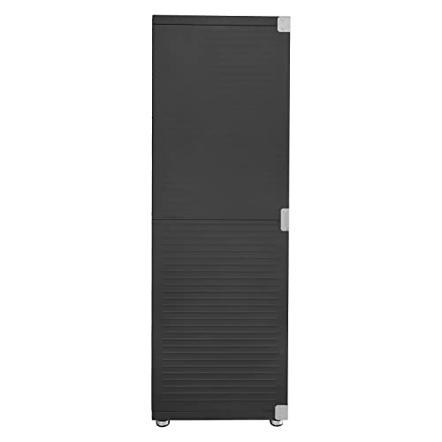 Seville Classics UltraHD Solid Steel Lockable Metal Storage Cabinet Locker Organizer, w/Adjustable Shelves for Garage, Warehouse, Office, Classroom, Granite, 48" W x 24" D x 72" H