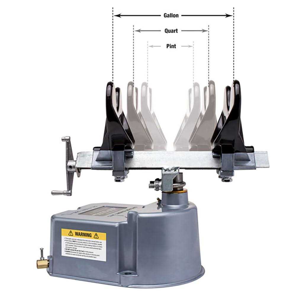 Rockwood Pneumatic Air Operated Paint Can Shaker