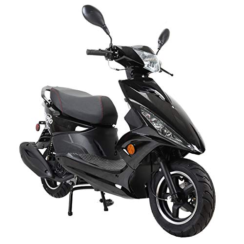 X-PRO Bali 150 Moped Street Gas Moped 150 Adult Bike with 10" Aluminum Wheels! Assembled and Tested!