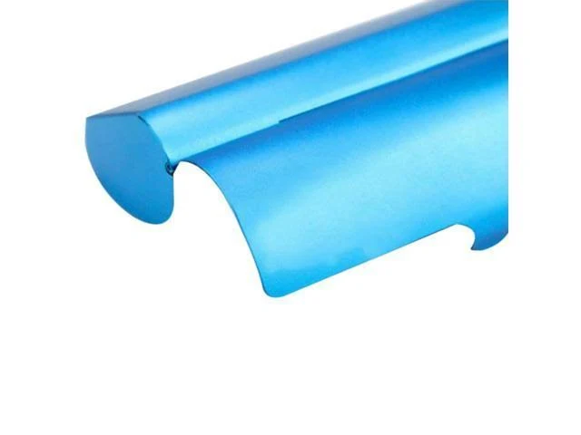 Matte Slim Hard Metal Glasses Protection Reading Eyeglasses Case Spectacles Box, Blue