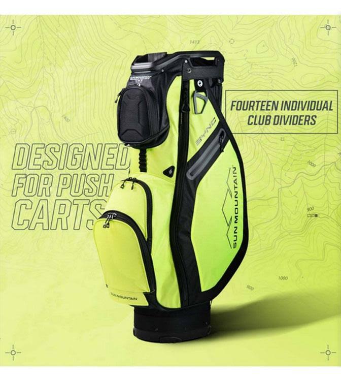 Sun Mountain Sync Cart Bag, Black/Gray/Camo/Gold