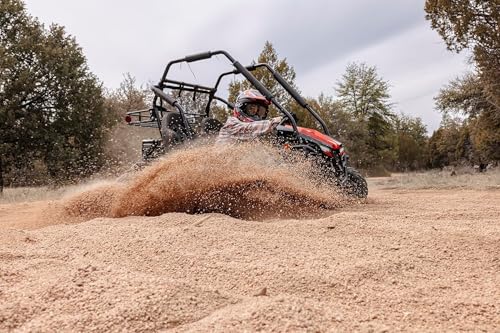Coleman Powersports GK200 196cc Gas Powered Dual Seat Go-Kart, Reverse Gear, Adjustable Suspension, 275 lbs Maximum Load, Off Road Adventure Vehicle