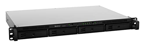 Synology 4-Bay Rackmount NAS RackStation RS422+ (Diskless),Black