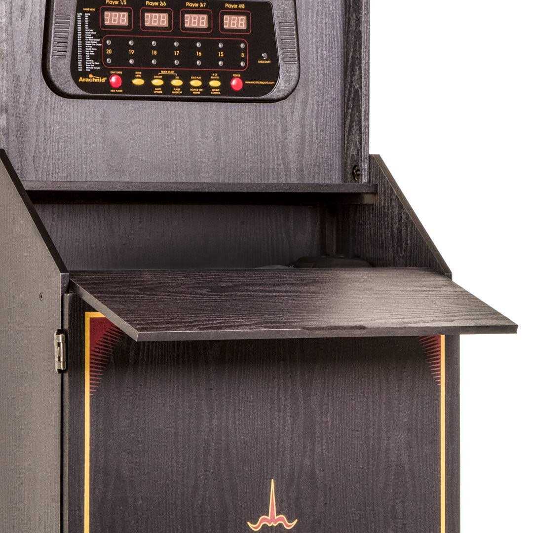 Arachnid Cricket Pro 650 Standing Electronic Dartboard with 24 Games, 132 Variations, and 6 Soft-Tip Darts Included - Sports Supplies Online Store