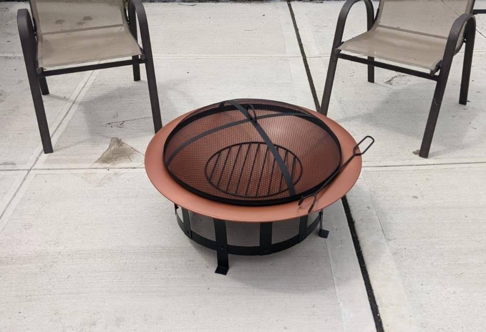 Lowe's 30-in W Copper Steel Wood-Burning Fire Pit | 80401