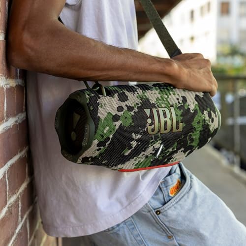 JBL Xtreme 4 - Portable Bluetooth Speaker, Powerful Sound and Deep Bass, IP67 Waterproof, 24 Hours of Playtime, Powerbank, PartyBoost for Multi-Speaker Pairing (Black)