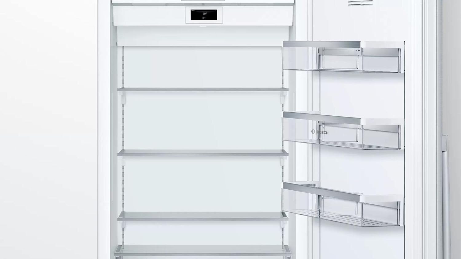 BOSCH Benchmark Series 30" Custom Panel Built-In Single Door Refrigerator - B30IR905SP