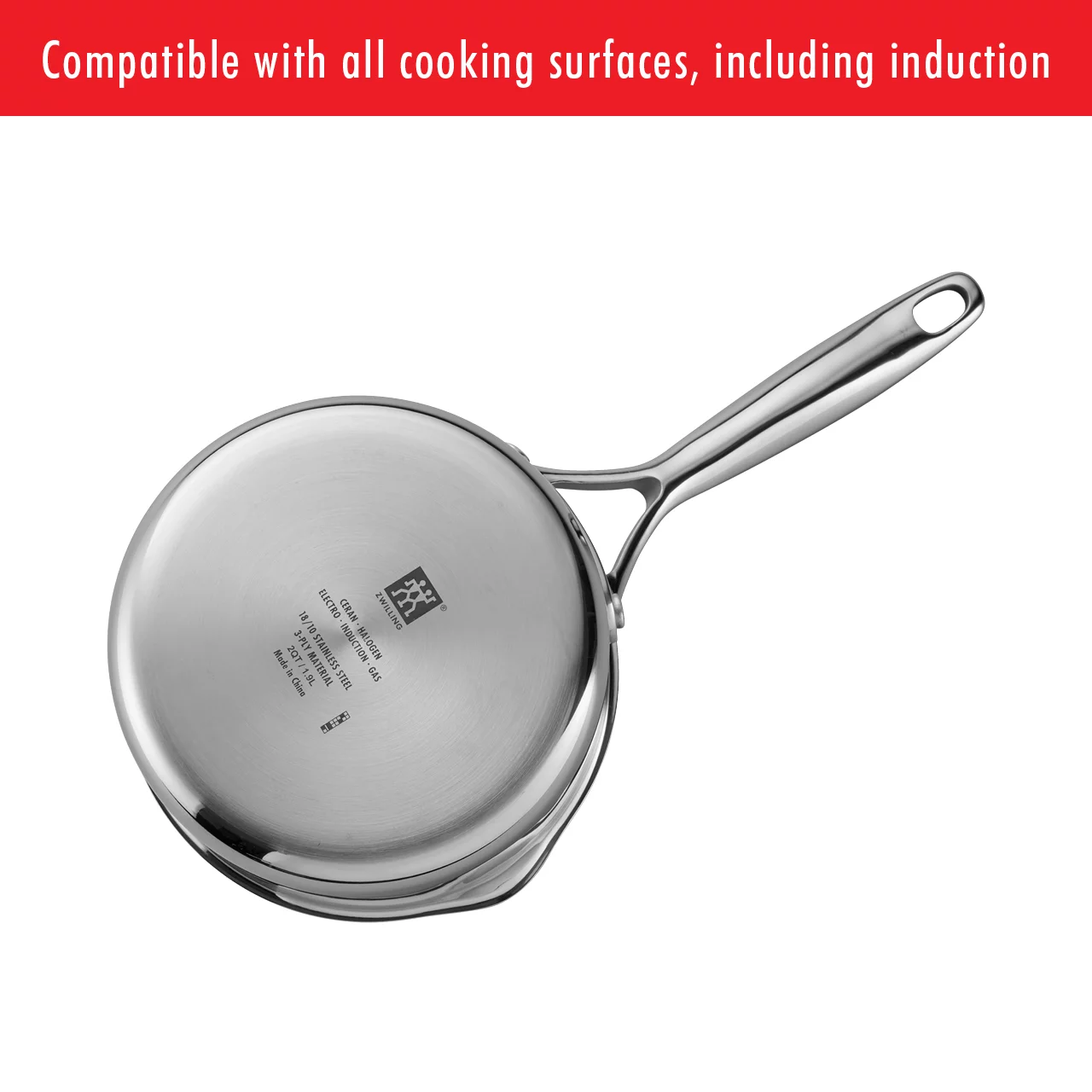 ZWILLING Energy Plus 10-pc Stainless Steel Ceramic Nonstick Cookware Set