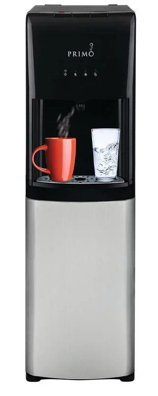 Primo Deluxe Water Dispenser Bottom Loading, Hot/Cold/Room Temp, Stainless