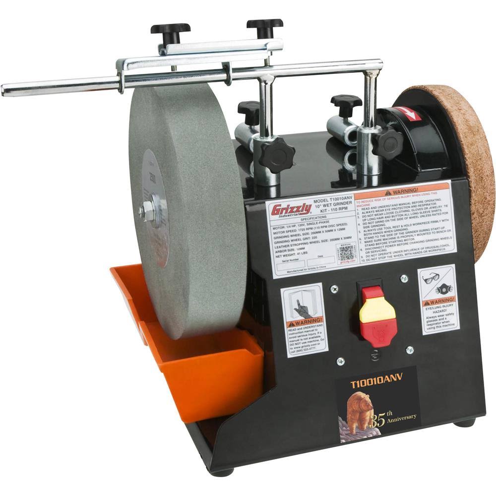 Grizzly T10010ANV-10x22 Wet Grinder Kit - Anniversary Edition