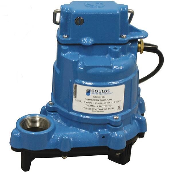 Goulds GSP Series - 1/2 HP Cast Iron Sump/ Effluent Pump GSP0511M