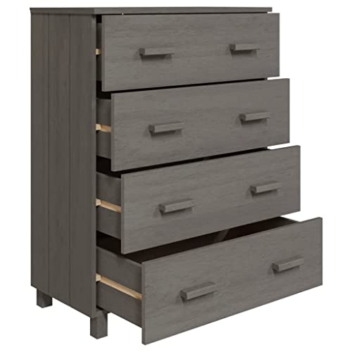 Sideboard Light Gray 31.1"x15.7"x40.7" Solid Wood Pine,Assembly Required:Easy to Assemble with provided Instructions Storage Cabinet Buffet Table Sideboard