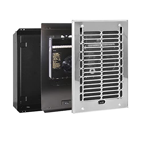 Cadet Bathroom Electric Wall Heater Assembly & Chrome Grill