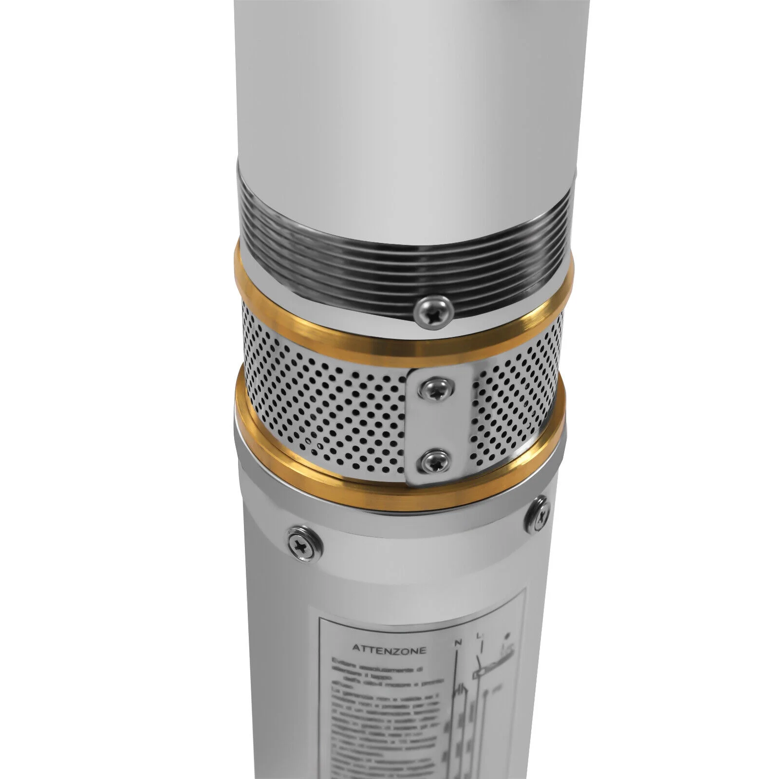 FETCOI 1.5HP Deep Well Pump Submersible Well Pump 24GPM 110V Pump - Stainless Steel