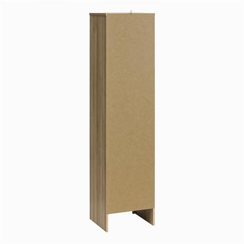 Ameriwood Home Wimberly Tall Cabinet, 1-Door, Black Oak