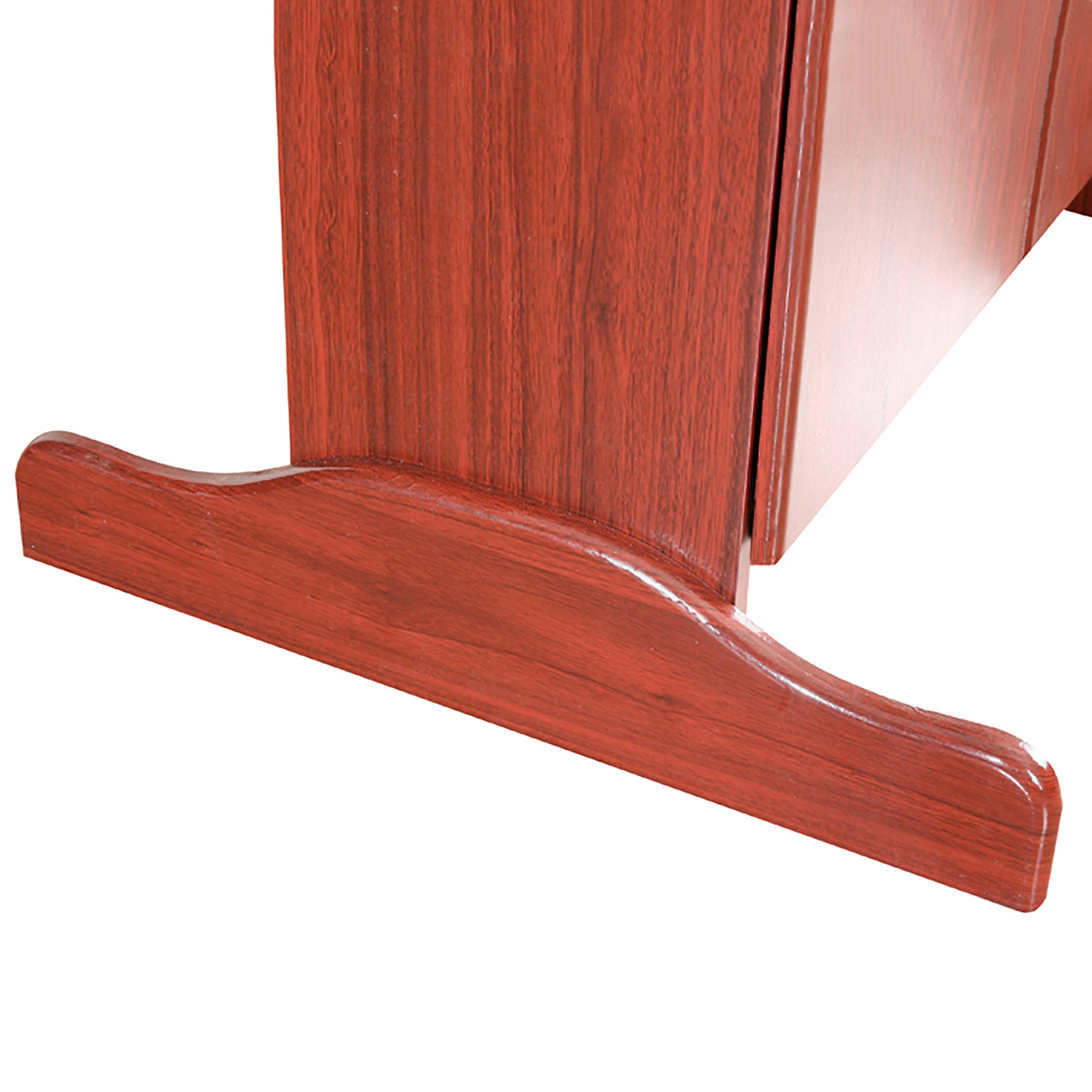 Hathaway Outlaw Free Standing Dartboard u0026 Cabinet Set - Cherry Finish