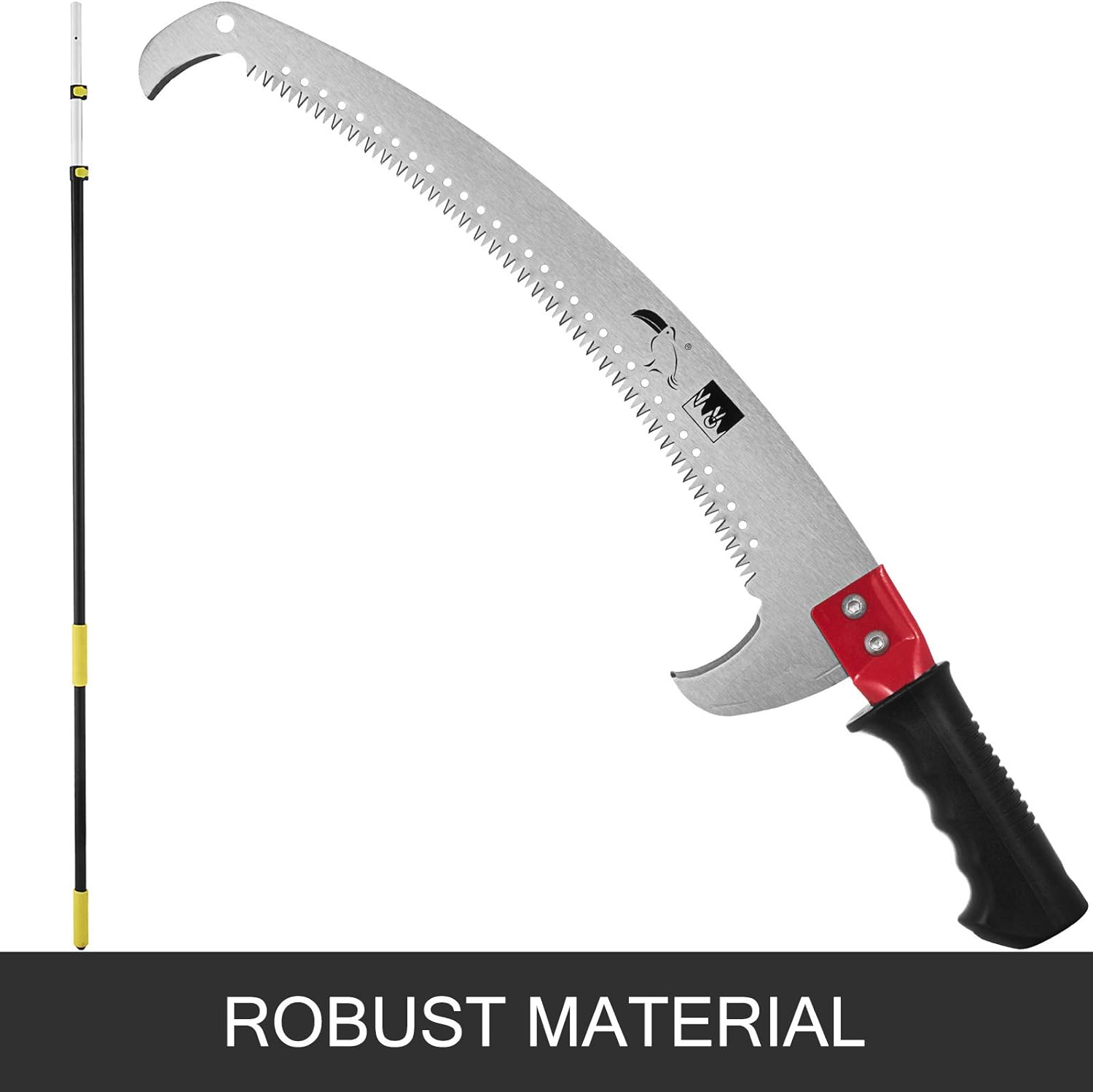 Happybuy 6-24 Foot Telescopic Pole Saw, Black