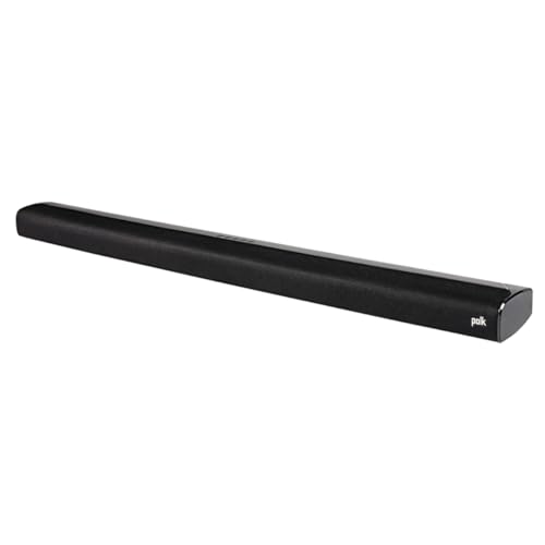 Polk Audio Signa S2 Sound Bar & Wireless Subwoofer – Exclusive VoiceAdjust Technology, Ultra-Slim Design, Works with 4K & HD TVs, HDMI & Optical, Bluetooth, Wireless Streaming